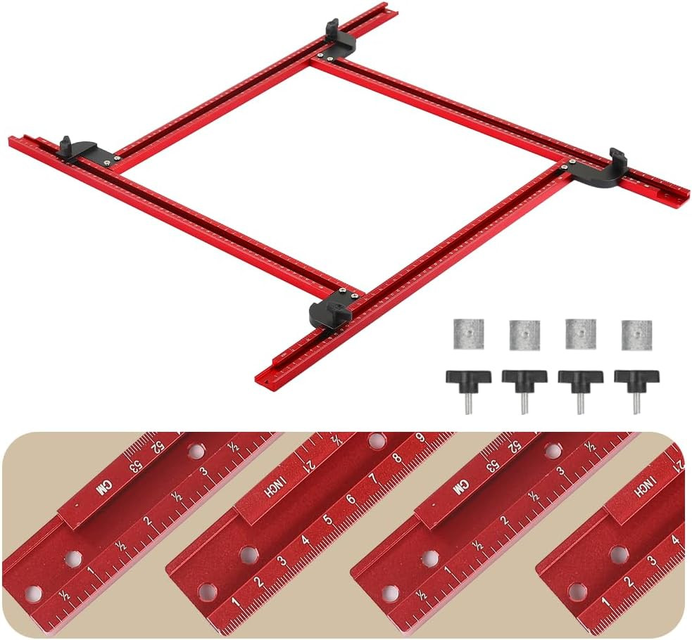 Adjustable Juice Groove Router Jig for Cutting Boards - 23.6" x 23.6 gallery