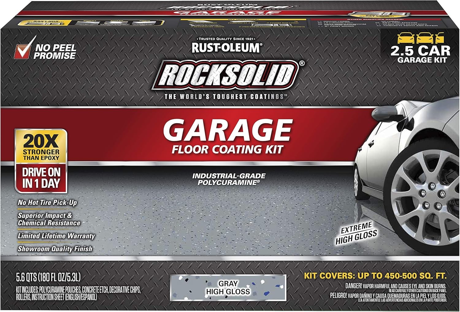 Rust Oleum 293513 RockSolid Polycuramine Garage Floor gallery
