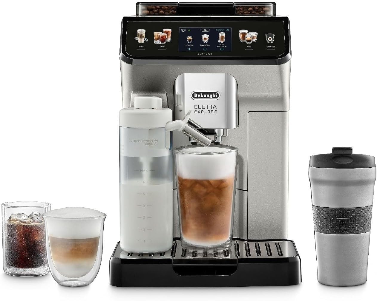 De'Longhi Eletta Explore Connected Cold Brew Coffee Machine gallery