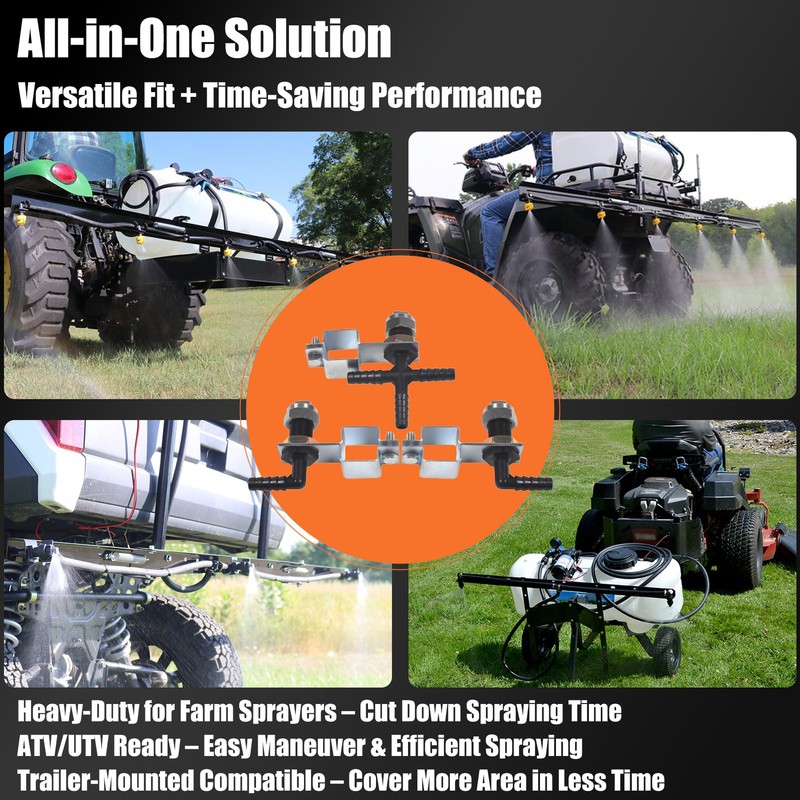Spray Boom Repair Kit 80 °-110°Nozzle Spray Angle W/ 8001-Vs Spray Boom Assembly gallery