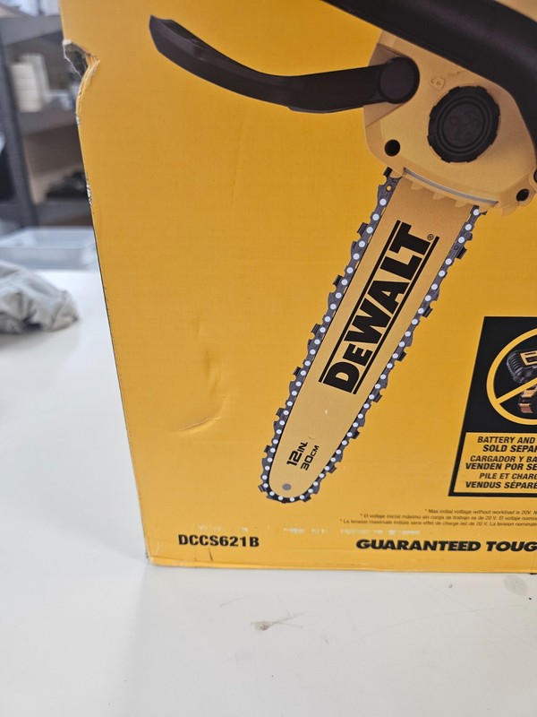 Dewalt DCCS621B 20V Max 12" Compact Cordless Chainsaw TOOL ONLY gallery