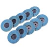 20x 3" Zirconia Roll Lock Sanding Disc 40 Grit Die Grinder Flap Grinding Wheels gallery
