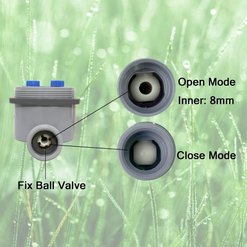 Water Timer Garden Irrigation Controller No Water Pressure Needed Blue Plasti... gallery