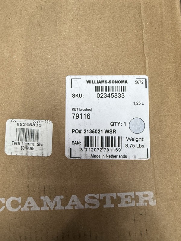 Technivorm Moccamaster KBT Coffee Maker Brushed Silver 79116 Open Box - New Read gallery