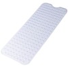 Extra Long Non Slip Bathtub Mat - 40 x 16 Inch 40" x 16" (Rectangular) Clear gallery