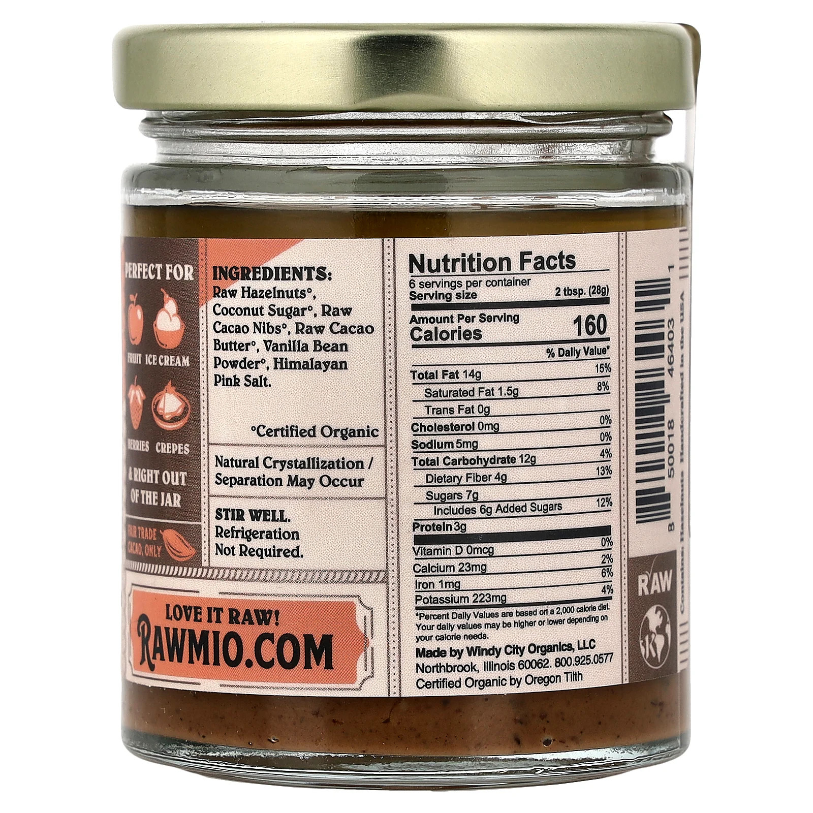 Hazelnut Crunch Spread, 6 oz (170 g) gallery