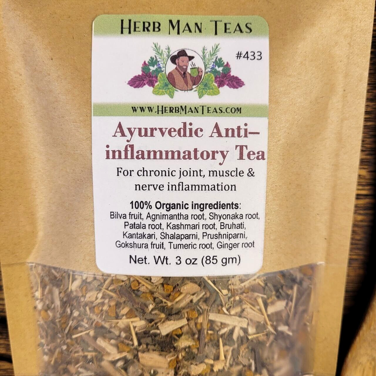 Proven Ayurvedic Anti-Inflammatory Tea for chronic joint, muscle or nerve pain gallery