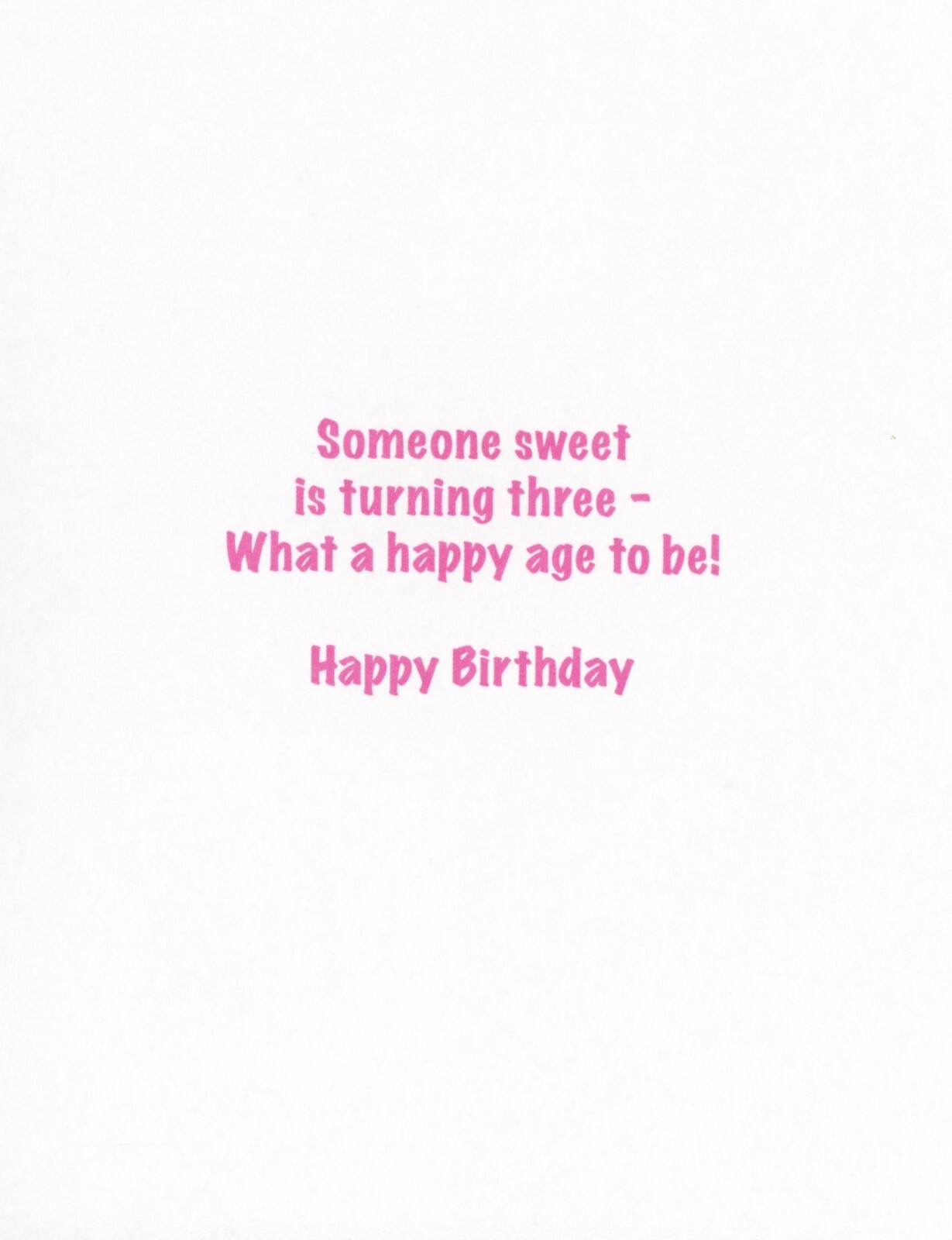 Hello Kitty HAPPY 3RD BIRTHDAY Card FOR 3 YEAR OLD GIRL, Cat Bow by Kid Squad +✉ gallery
