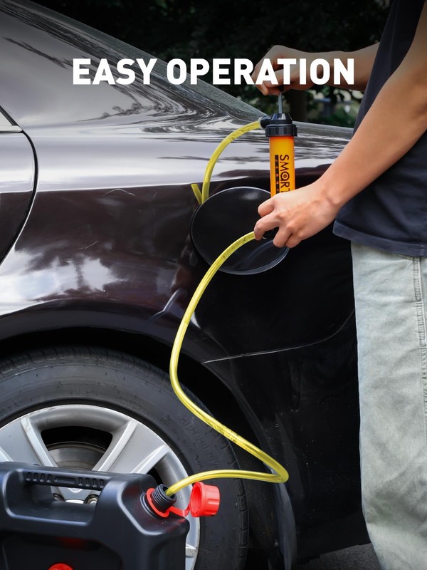 Siphon Pump for Gasoline & Fluids - Manual Fuel Transfer, Oil & Antifreeze Pump gallery