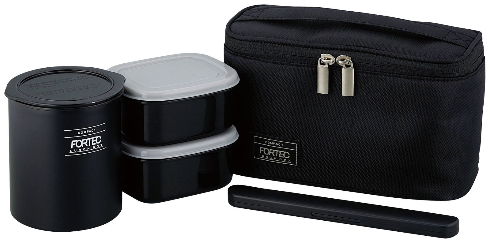 Peace Flaze Box Box Rice Lunch 640ml Black Slim Type Heating Case FLR-8161 gallery