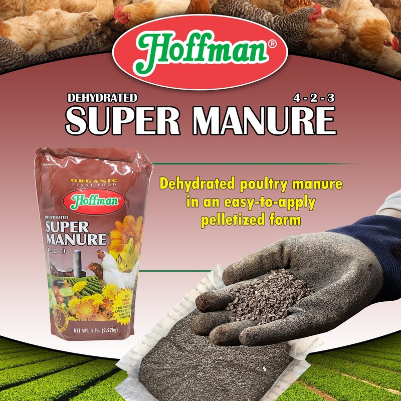 Hoffman 20505 Dehydrated Super Manure 4-2-3, 5 5 Pounds, Original version gallery