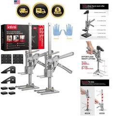 Labor Saving Arm Jack 2 Pack All-Metal Hand Lifter for Furniture Windows Doors