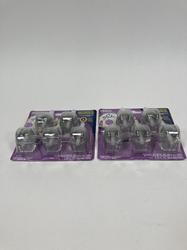 ScJohnson Glade Plugins Scented Oil Refills 5 Pack Lavender & Vanilla=total of 2 gallery