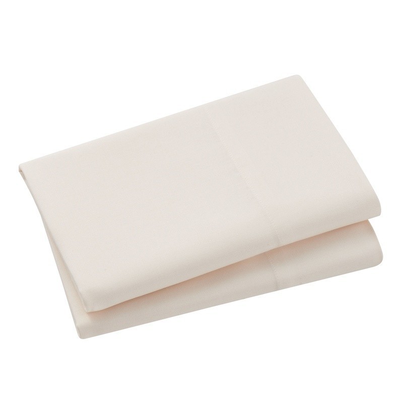 Lyocell Linen Blend Percale Pillowcases 100 Thread Count Soft Durable 2 Pack New