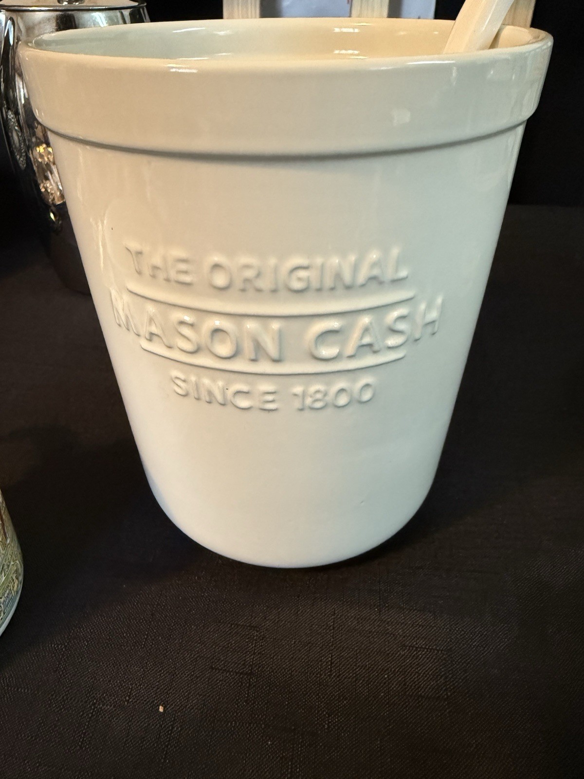 Mason Cash White Ceramic Mixing Bowl Solid Pattern Single Item gallery