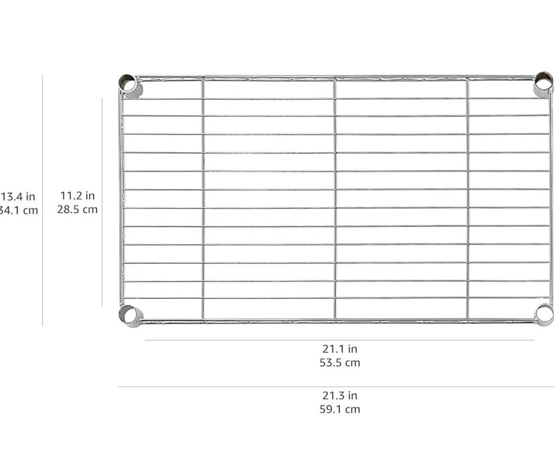 4-Shelf Adjustable Storage Shelving Unit For Garage, Steel Wire, 200 Pound Load gallery