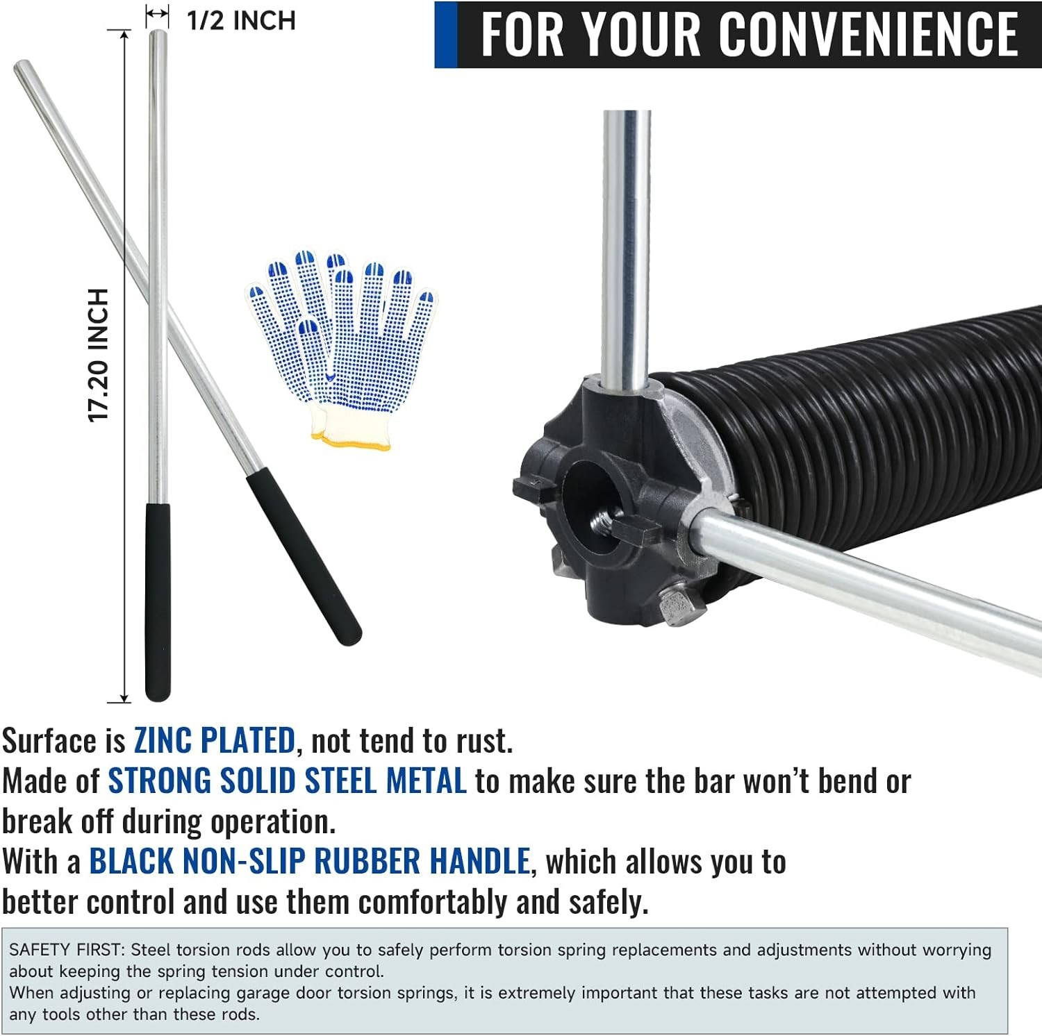 Right Hand Wind Red Cone (0.250x1.75''x42'') Garage Door Torsion Spring 16,00CY gallery