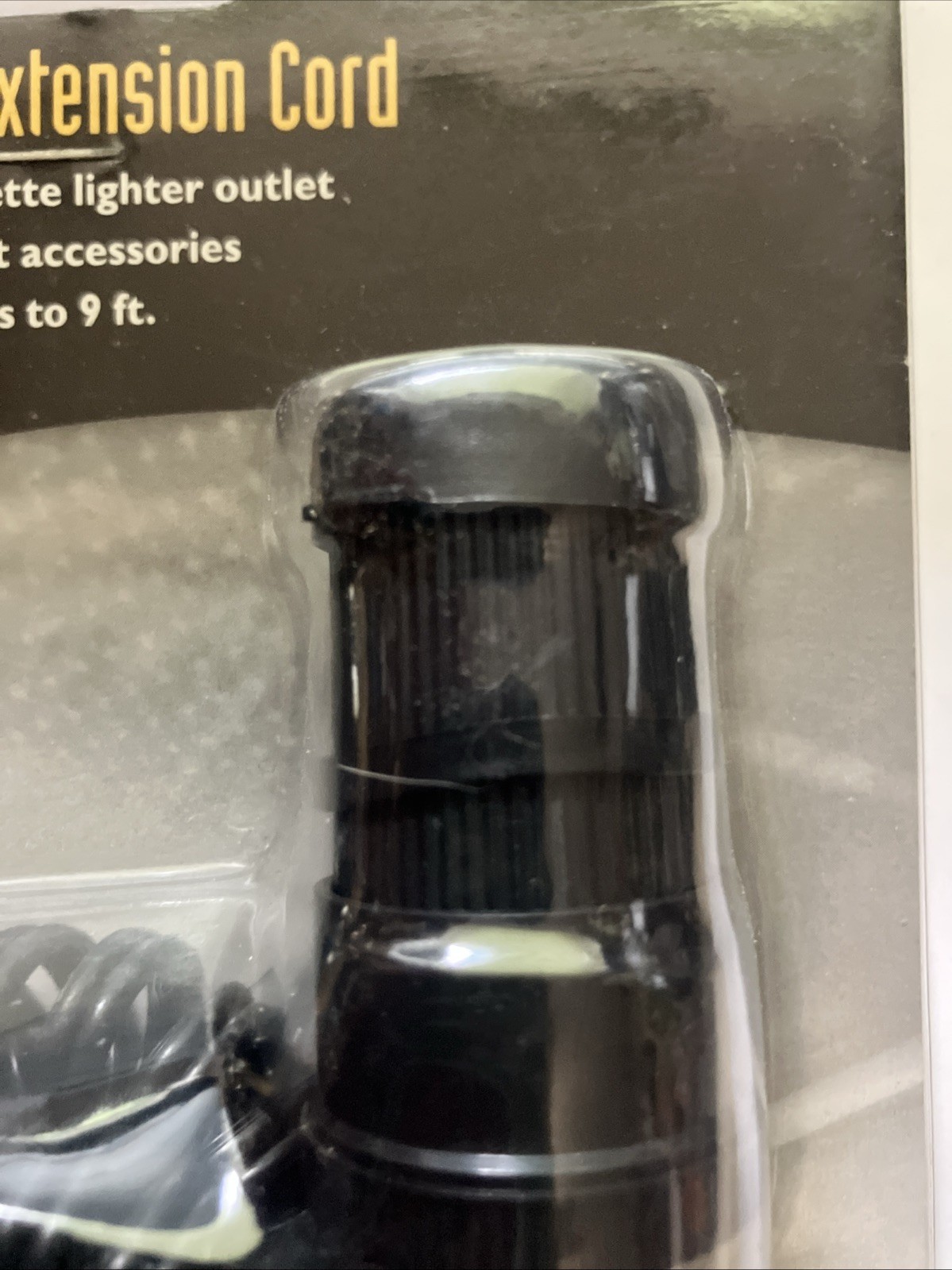 Thunderbolt Magnum 12 Volt Extension Cord cigarette lighter, 67073, 9" Cord New gallery