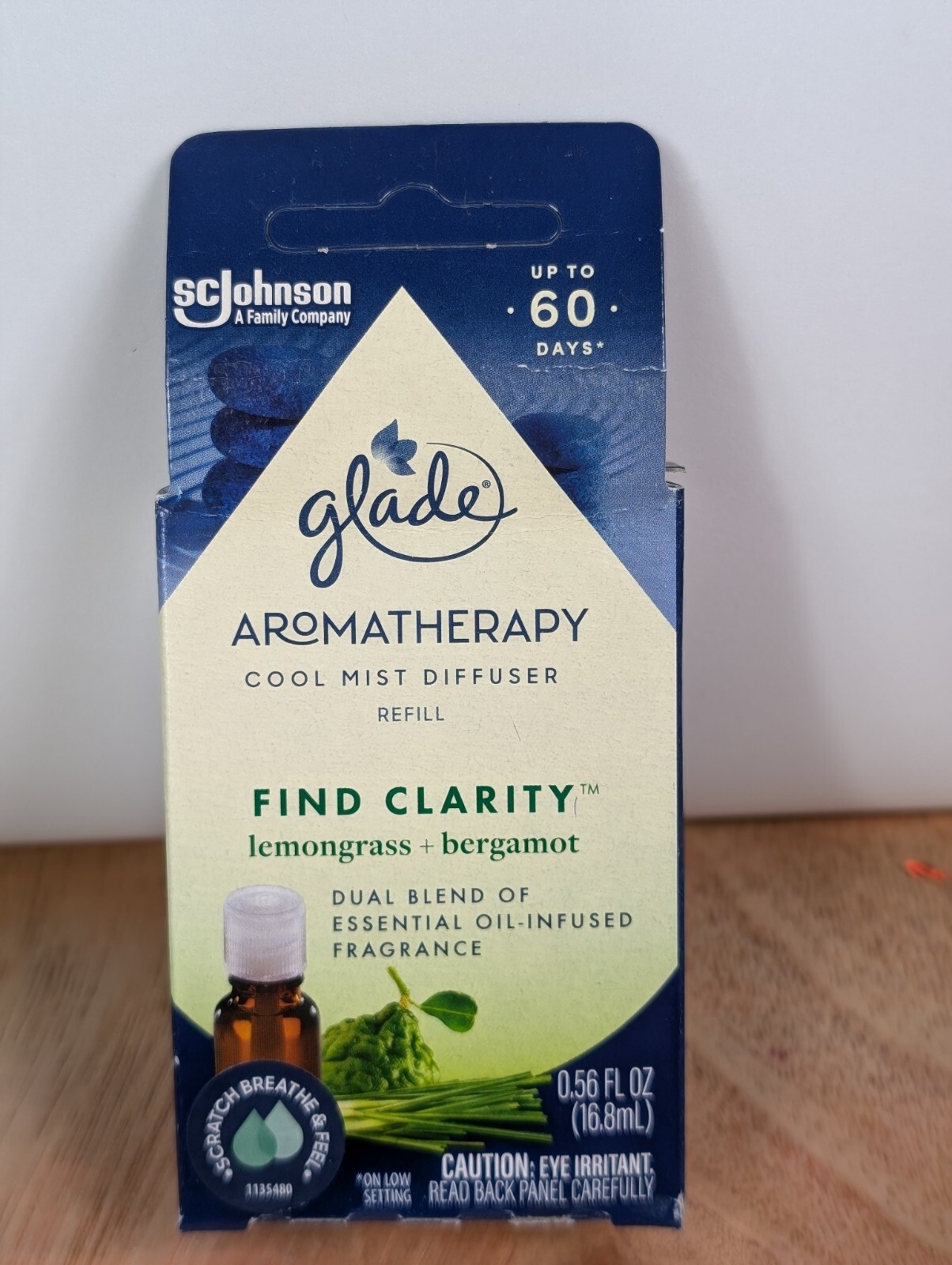 Glade Aromatherapy Cool Mist Oil Diffuser Refill, Lemongrass & Bergamot gallery