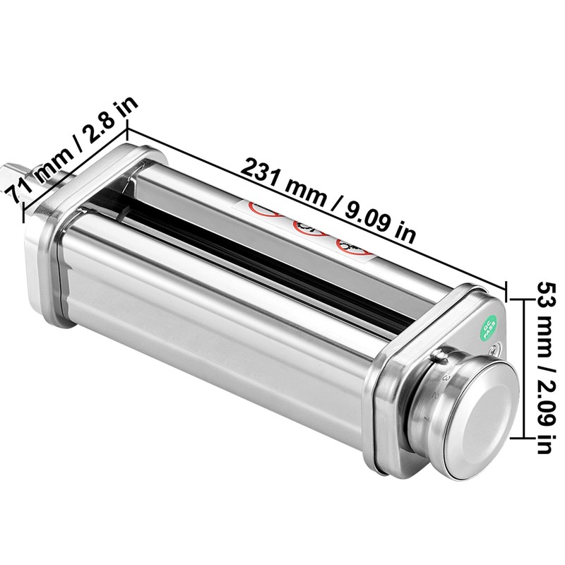 VEVOR 1pc Pasta Attachment for KitchenAid Stand Mixers Pasta Roller Cutter gallery