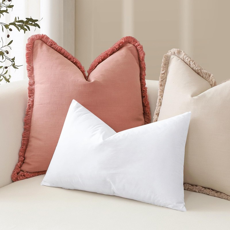 Synthetic Down Pillow Insert, 20x20 Down Alternative Throw Pillow Insert. Ult... gallery