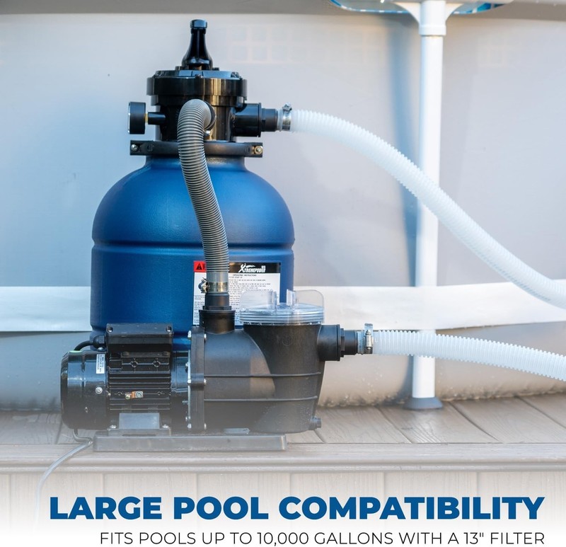 13" Sand Filter Pump Combo 2400GPH for Above Ground Pool gallery