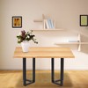 35" V-Shape Metal Table Legs Set of 2 – Perfect for Coffee Tables & Benches gallery