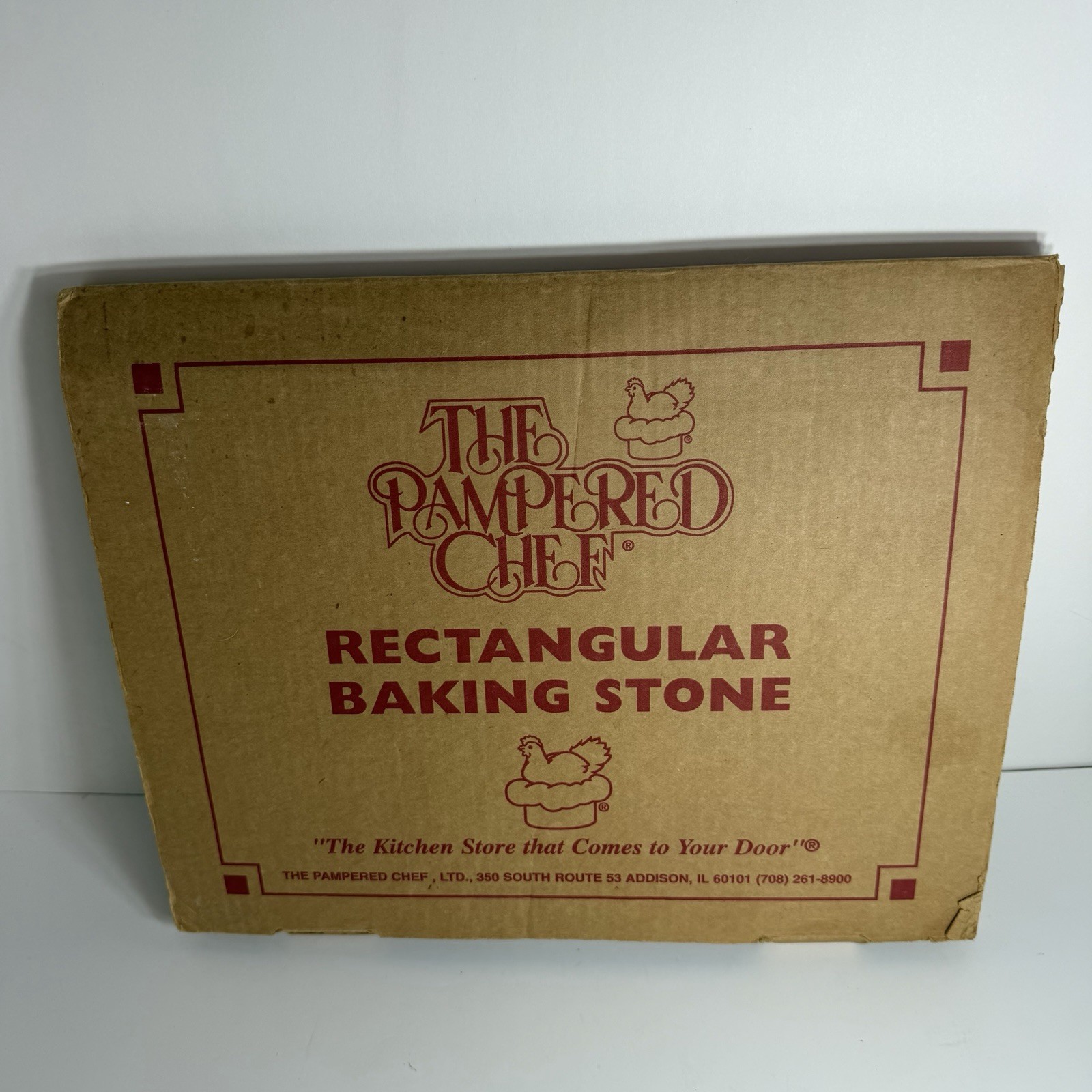 Pampered Chef 12"X15" Rectangular Baking Stone Bread Pizza Sheet Tray Dough Mat gallery