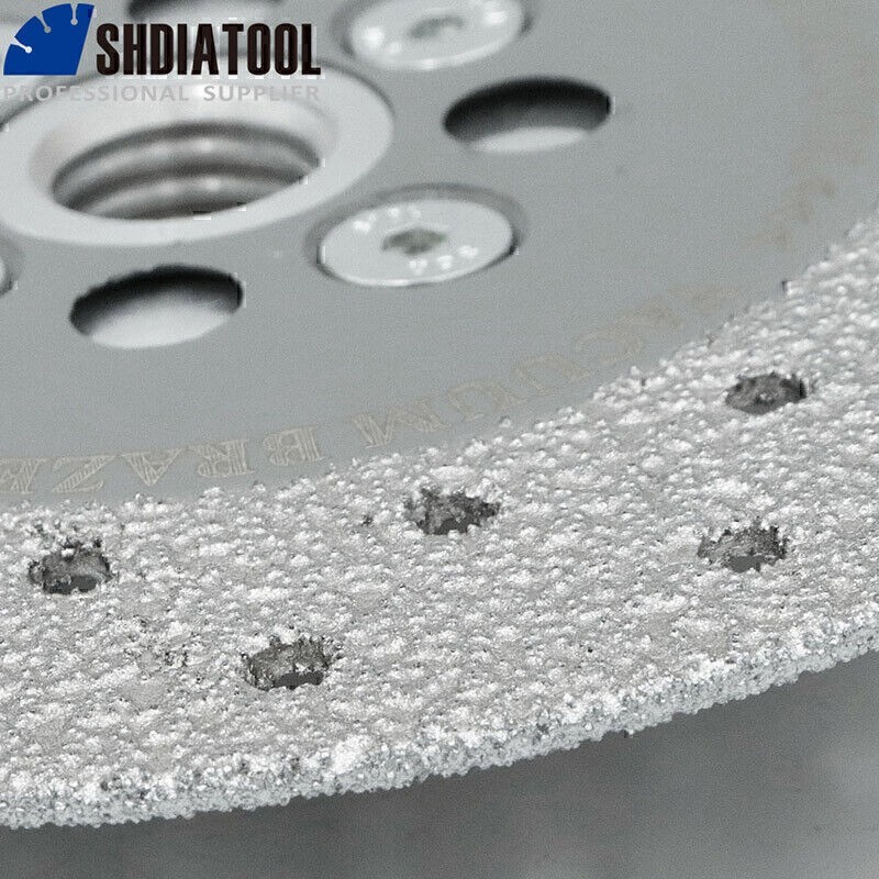 SHDIATOOL 4.5'' Vacuum Brazed Diamond Cutting Grinding Wheel Grinder Blade 2pcs gallery