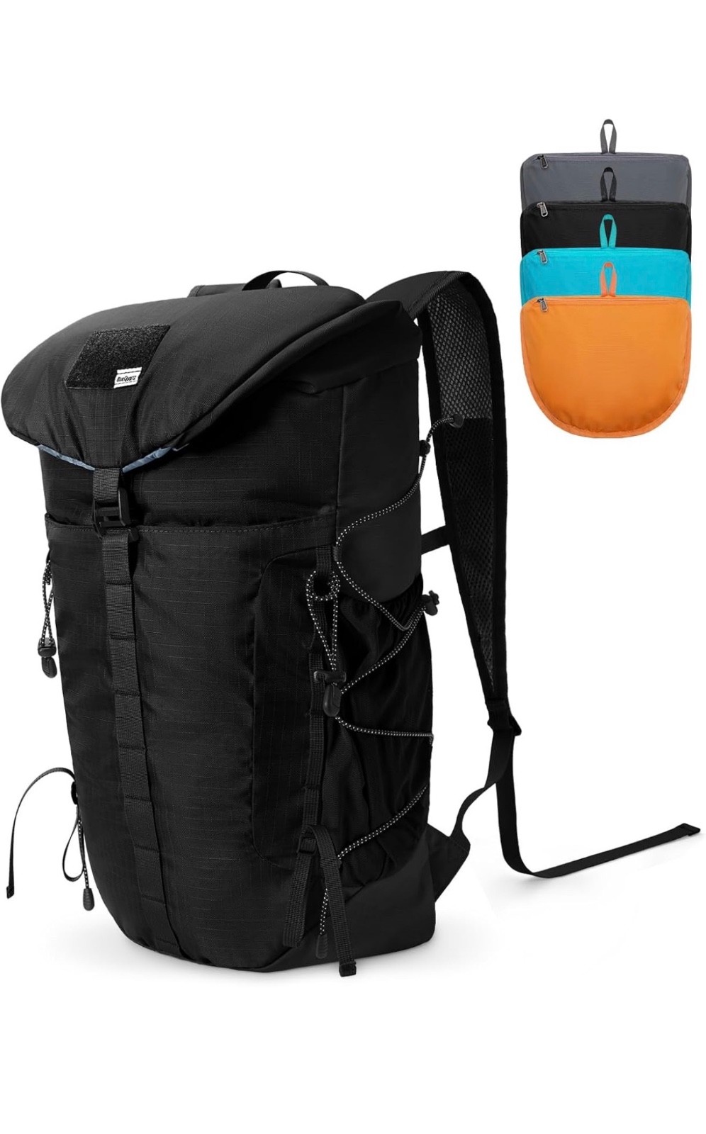 Blue Quartz Hiking Backpack 30L Lightweight Packable Backpack Travel Black NWT