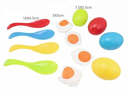 Egg and Spoon Race Game Set Outdoor Relay Lawn Party Toy for Kids gallery