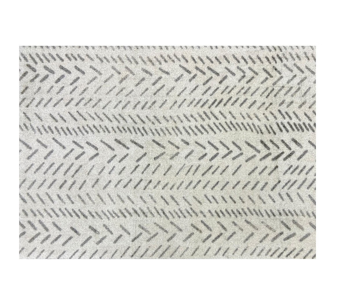 2' X 3' Taupe Abstract Machine Tufted Area Rug With UV Protection gallery