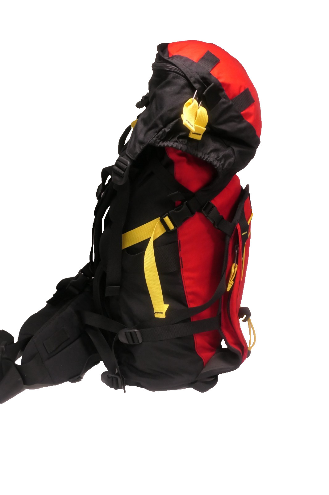 Mountainsmith Boundary Internal Frame Backpack Hiking Outdoor Black Red Padded 3
