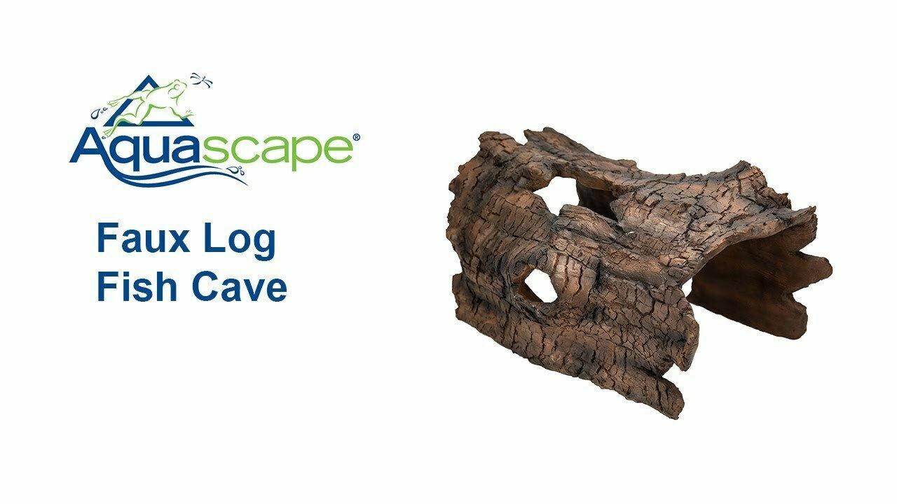 Aquascape Faux Log Fish Cave & Koi Shelter 78324 gallery