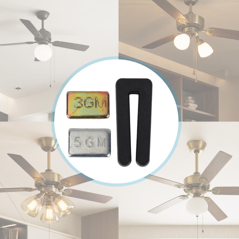 Ceiling Fan Balancing Kit, 21pcs, Black, Gold, Silver, Easy Installation gallery