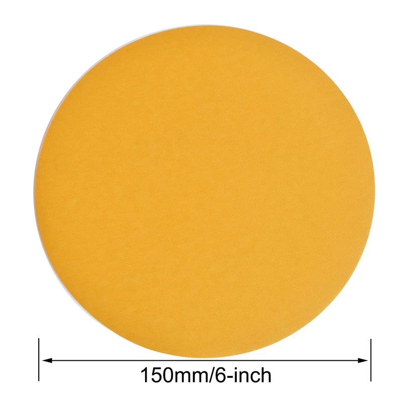 6" Inch DA Sanding Disc, Hook Loop Sandpaper 60-800 Grit 10/30/50/100Pcs gallery