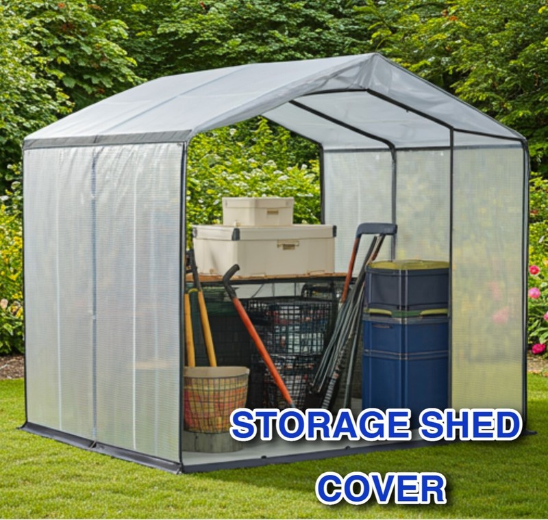 12 Mil CLEAR REINFORCED Plastic Greenhouse Film MEGA TOUGH gallery