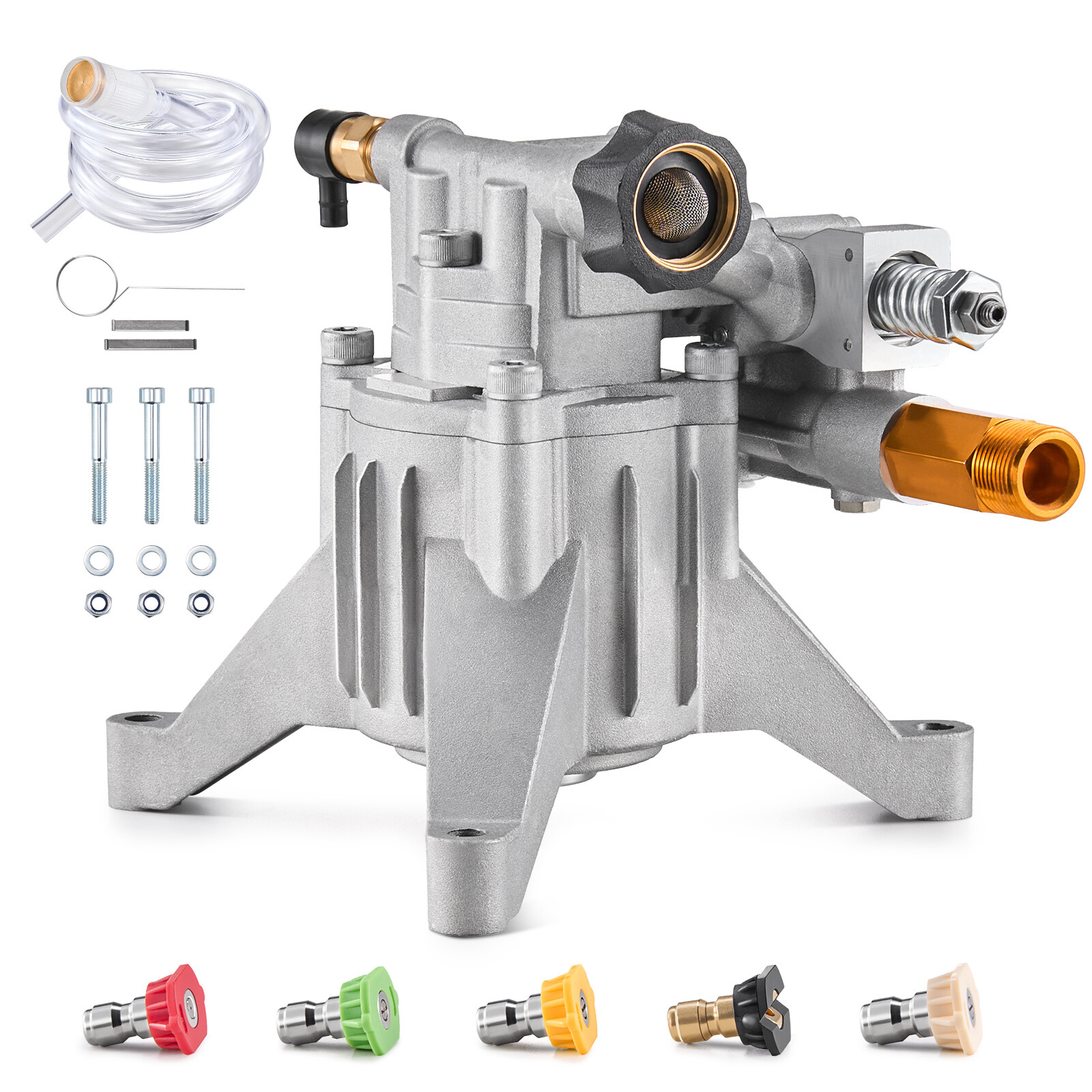 Pressure Washer Pump 7/8" Shaft Vertical 3300 PSI 3.0GPM with 5 Nozzles gallery