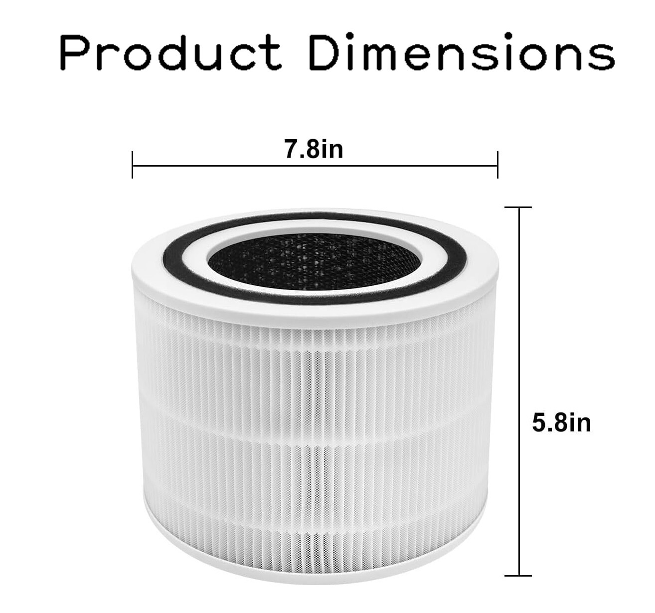 2 Pack Replacement H13 HEPA Filter for Levoit Core 300, Core 300S Air Purifier gallery