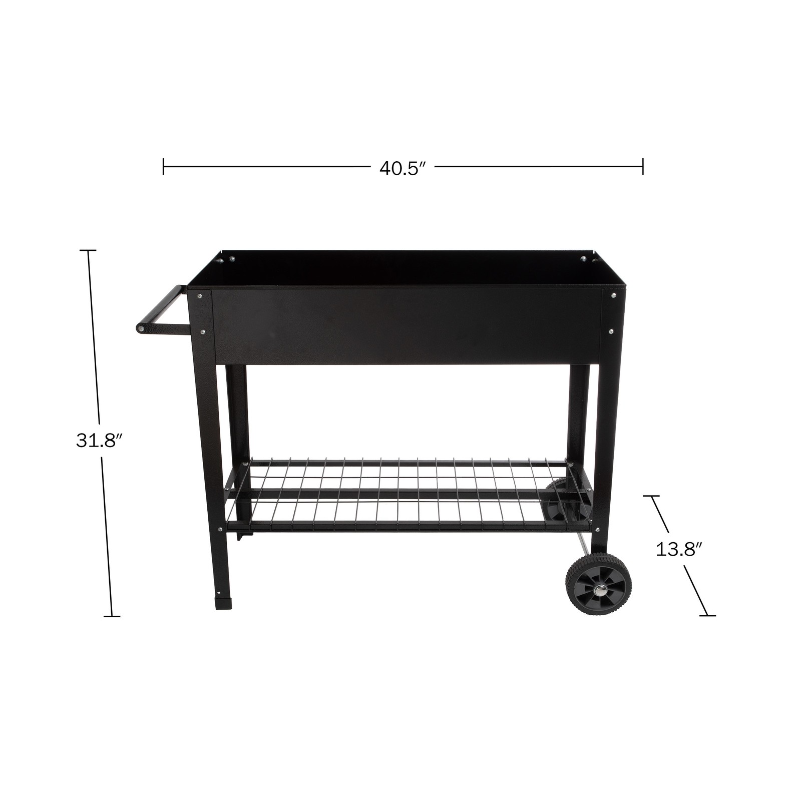 3 Tier Slim Rolling Storage Cart 9” Rolling Cart with Handle and Wheels gallery