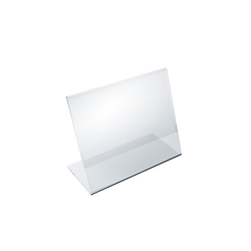 Azar Displays Angled L-Shaped Frame 6"x 4''High, 10-Pack gallery