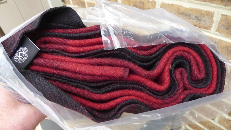 ARCTURUS BACKWOODS WOOL BLANKET, RED BUFFALO PLAID, 64X88 4.5 LB gallery