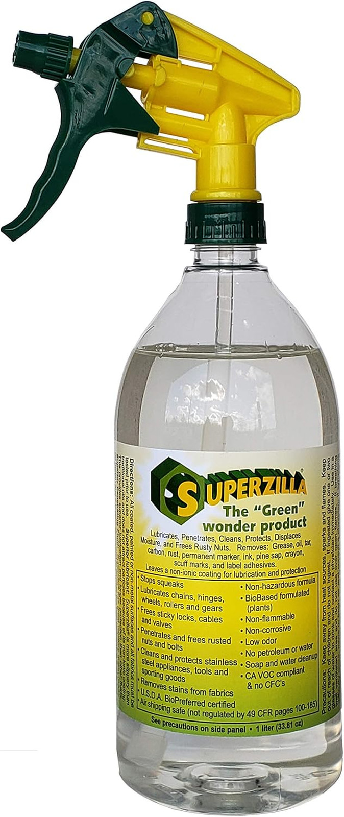 Powerful All-Purpose Cleaner and Lubricator – “The Green Wonder Product” – 1-Lit gallery