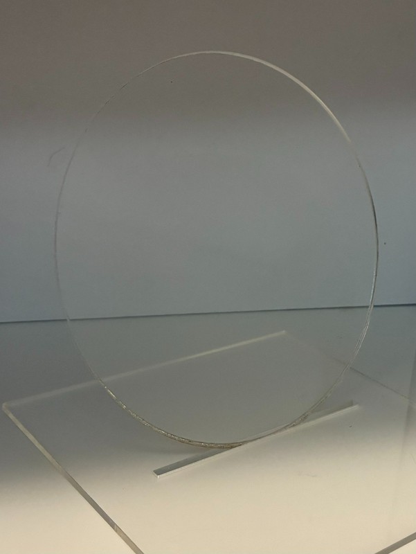 PETG Plastic Circle Disc- 0.020" (0.5mm) thick- Clear- Assorted Diameters gallery