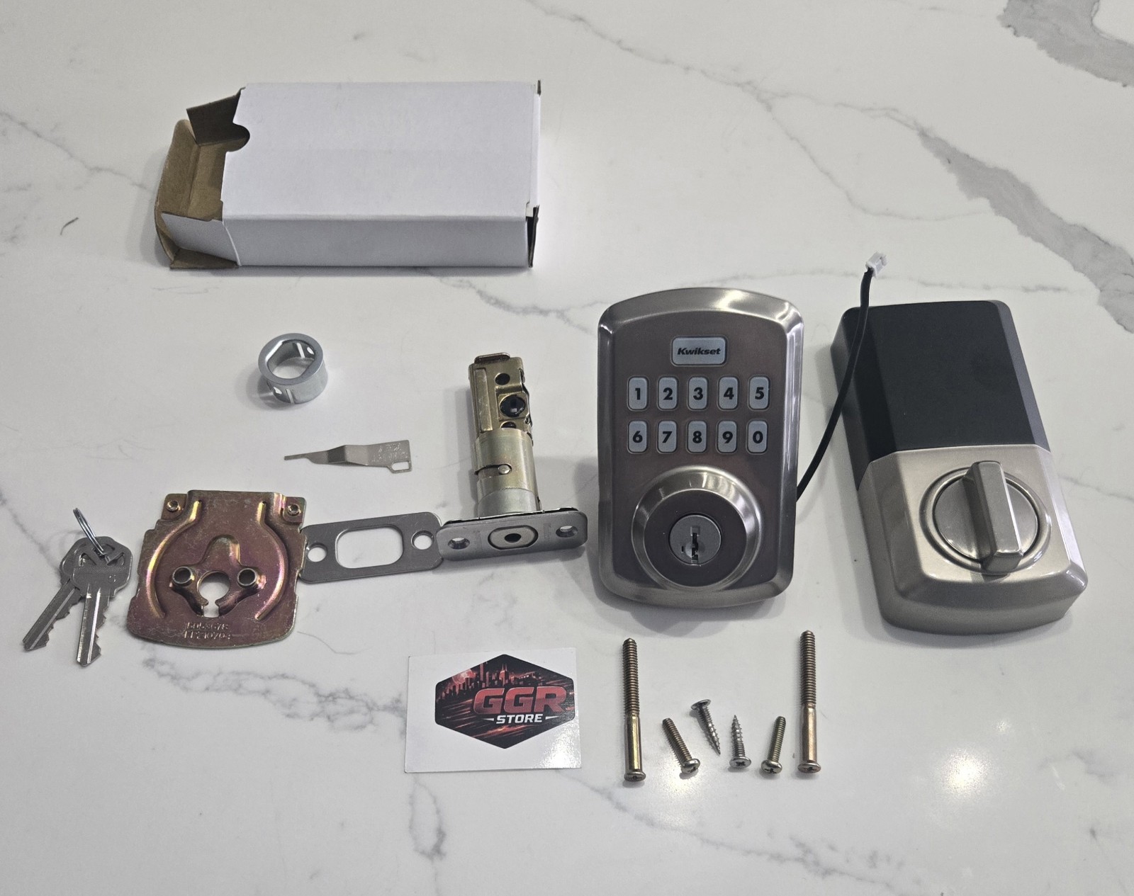 Kwikset Powerbolt 250 10-Button Keypad Satin Nickel Transitional Deadbolt gallery