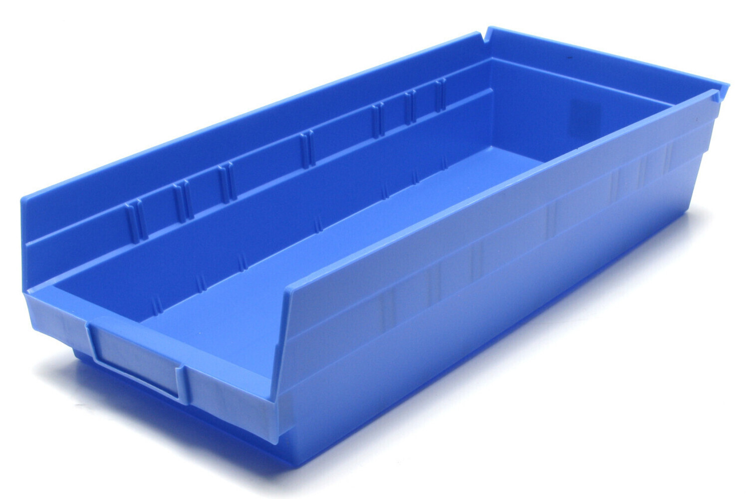 Akro-Mils 30158 Plastic Nesting Storage Bins, Blue, 4x18x8, 12pc case gallery
