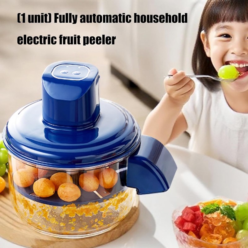Automatic Fruit Peeler Electric Grape Peeling Machine for Restaurant Picnic Home gallery