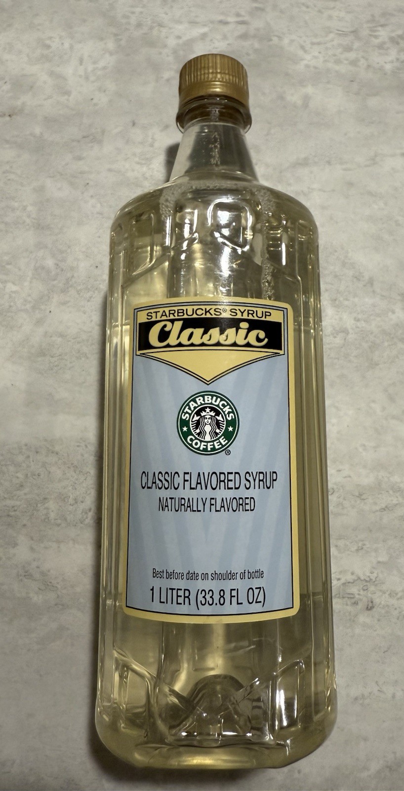 Classic Syrup Flavoring for Drinks Coffee, 1 L, 33.8 fl oz BB 11/2026 gallery