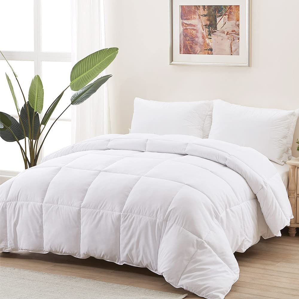 ACCURATEX Duvet Insert King Comforter - 400GSM Fluffy Down Alternative Fill H... gallery