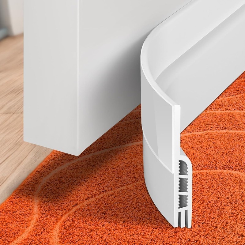 Door Draft Stopper under Door Draft Blocker Insulator Door Sweep Weather Strippi gallery